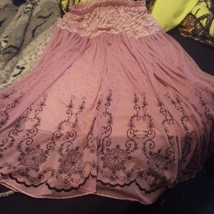 Pink vintage skirt